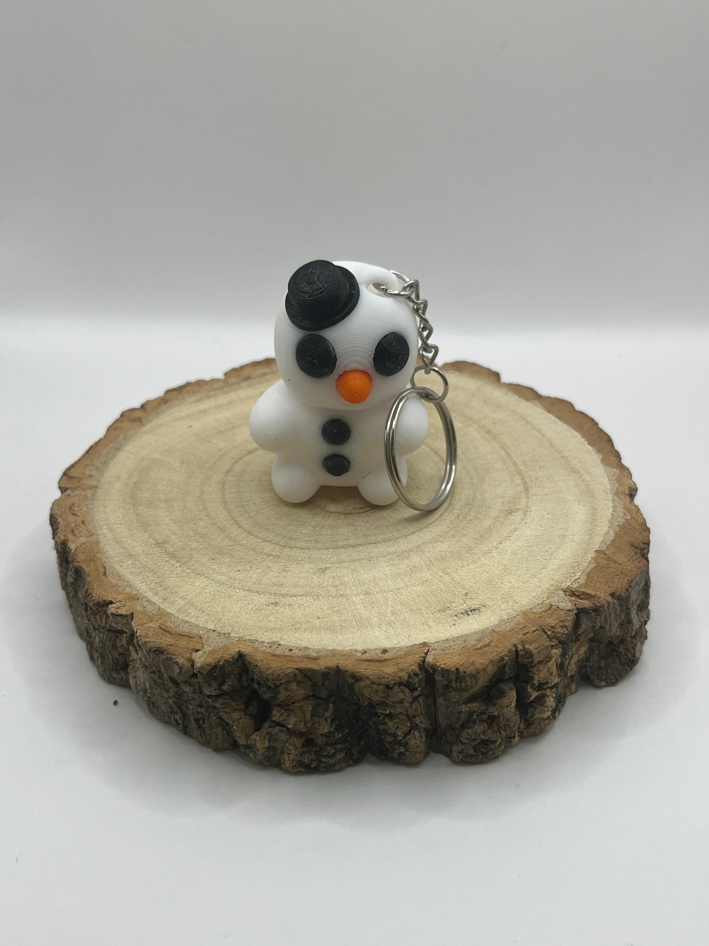 Articulated Snowman keyring