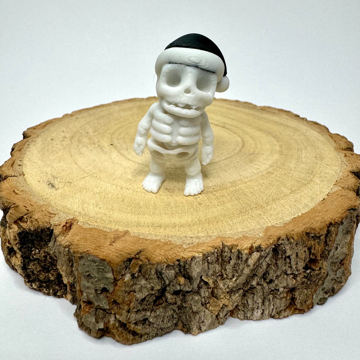 Articulated Santa Skeleton mini