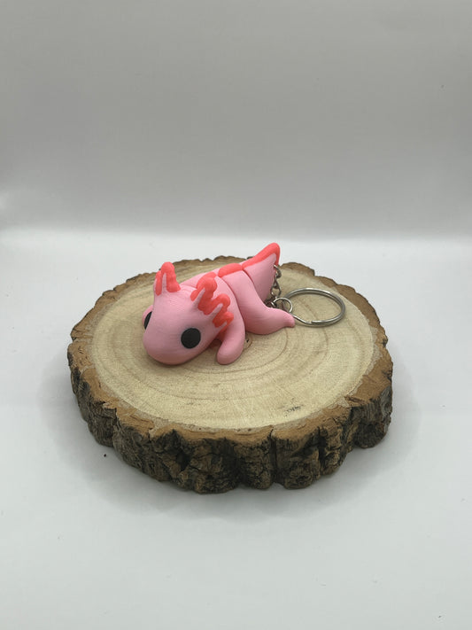 Articulated Axolotl keyring