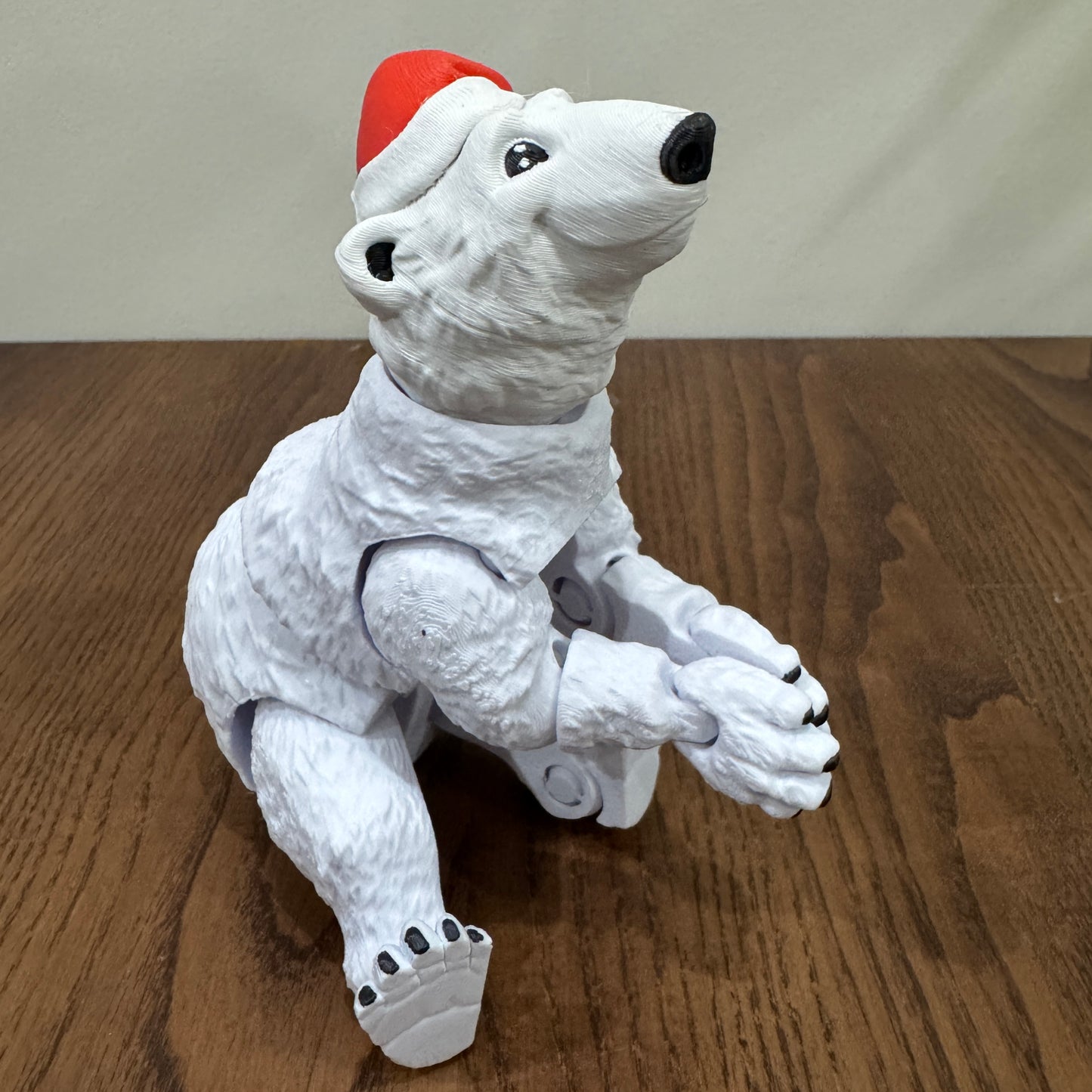 Articulated Christmas Polar Bear