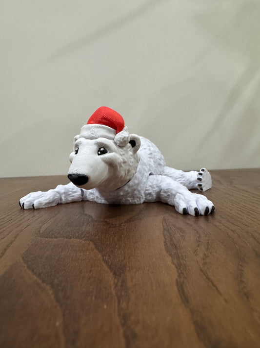 Articulated Christmas Polar Bear